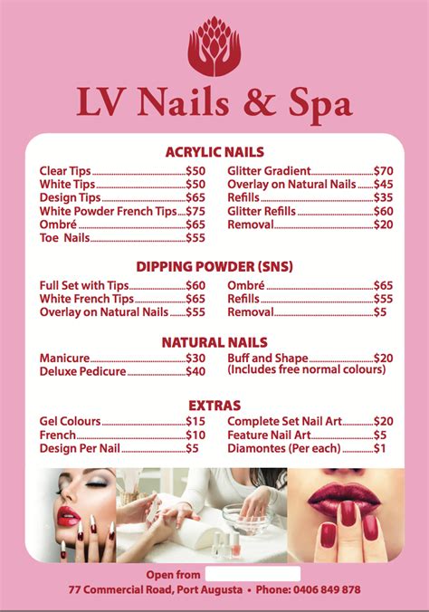 L V Nails Spa 